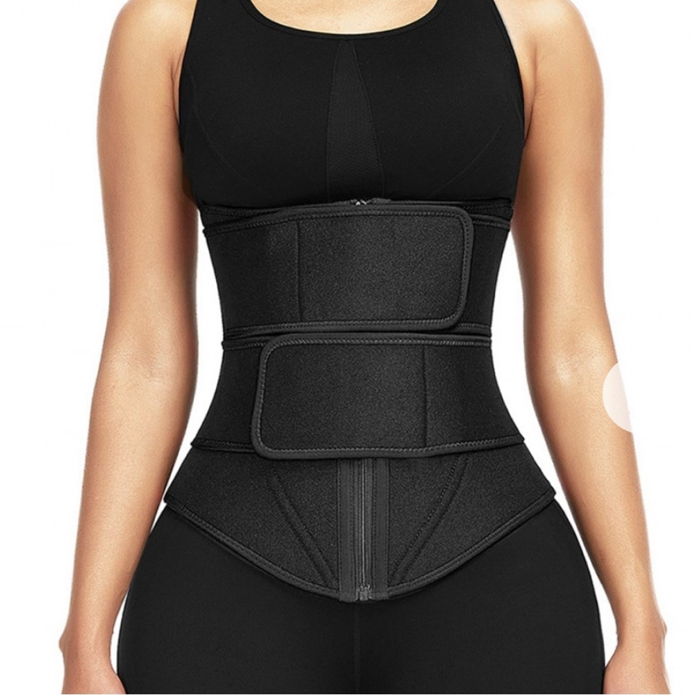 Black Neoprene Waist Trainer